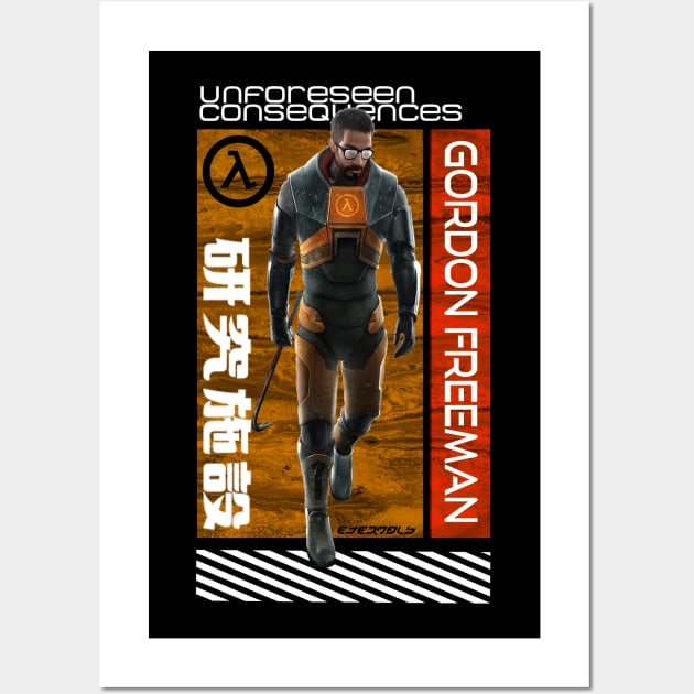 Half life - Gordon 1 Wall Art by ETERNALS CLOTHING